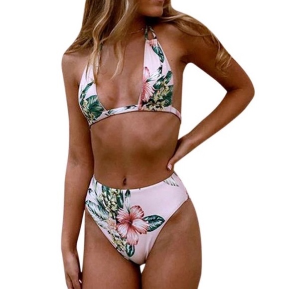 Tropical Pink Bikini - Picture 2 of 8